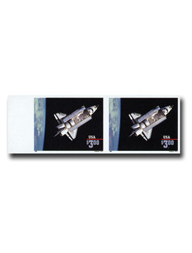 2544 - 1995 $3 Space Shuttle 'Challenger', Priority Mail - Mystic
