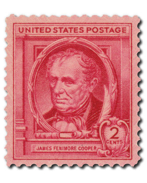 860 - 1940 2c Famous Americans Series: James Fenimore Cooper