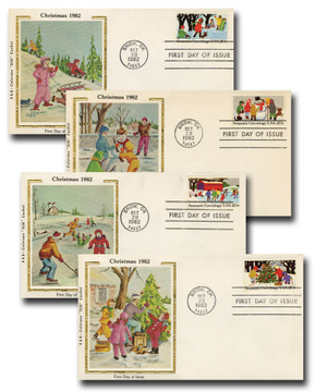 2027-30 - 1982 20c Season's Greetings 2027-30 - 1982 20c Season's Greetings
