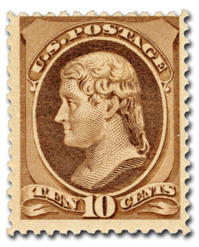 207 - 1881 3c Washington, Blue Green, Re-Engraved, Soft Paper