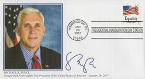 IC 2017V - 2017 Inauguration Cover - Vice-President Michael Pence