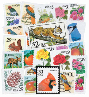 3299 - 1999 33c Fruit: Berries - Strawberries, booklet single