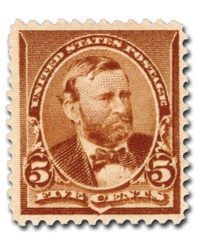 225 - 1893 8c William T. Sherman, Lilac - Mystic Stamp Company