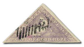 5 - 1858 Cape of Good Hope, "Hope" Seated