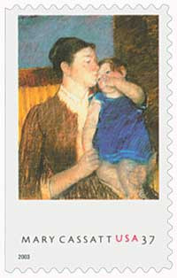 3804 - 2003 37c Mary Casatt Paintings: "Young Mother"