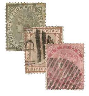 71-73 - 1872-77 Ceylon