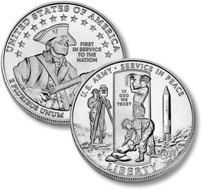 貴重！ミニチュア人形1914製・銀レア品 CNSE7 - 2018 Centennial WWI Silver Dollar & Army Medal Set