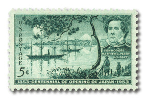 1953 5c Opening of Japan Centennial