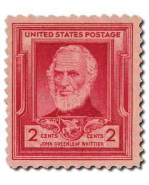865 - 1940 2c Famous Americans Series: John Greenleaf Whittier