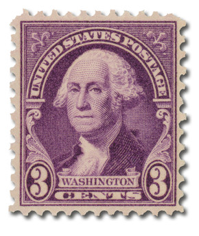 720 - 1932 3c Washington, Deep Violet