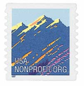 2904 - 1996 5c Mountain, non-denom, SV coil - Mystic Stamp