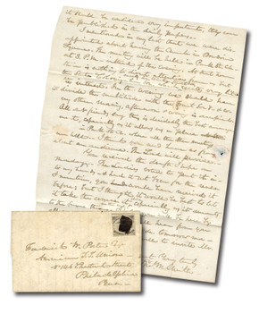 5L1 offer - 1844 5c American Letter Mail Co., Black, Thin Paper (2nd Printing)
