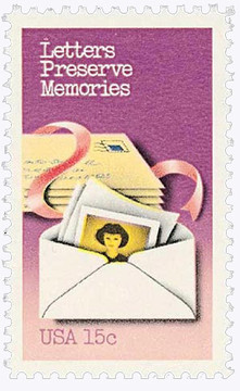 1805 - 1980 15c Letter Writing: Letters Preserve Memories