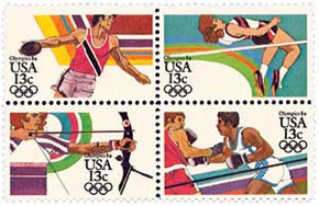 2048-51 - 1983 13c Los Angeles Summer Olympics 2048-51 - 1983 13c Los Angeles Summer Olympics