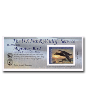 RW69A - 2002 $15.00 Federal Duck Stamp - Black Scoter