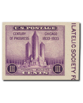 754 - 1935 3c Mothers of America, Deep Purple, Imperf. - Mystic
