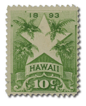 H78 - 1894 12c S.S. Arawa, Blue, Hawaii - Mystic Stamp Company