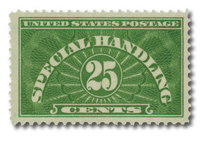 QE4 - 1925 25c Special Handling, Deep Green