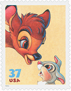 3865-68 - 2004 37c The Art of Disney, Friendship - Mystic