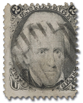 MA2053 - US #87 with Grid Cancel