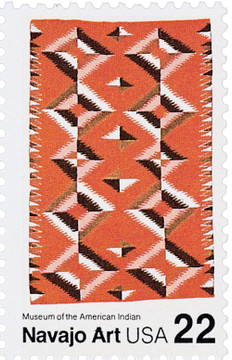 2236 - 1986 22c Navajo Blankets: Multicolored b