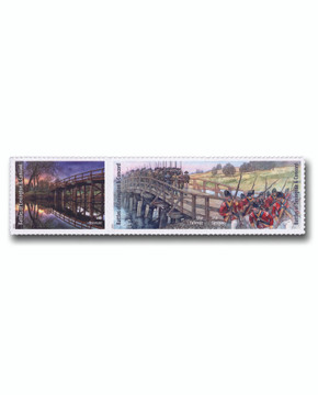 5977a-c - 2025 First-Class Forever Stamp - Battlefields of the American Revolution: Battle of Lexington & Concord, Set of 3