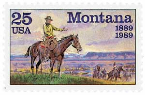 2401 - 1989 25c Montana Statehood