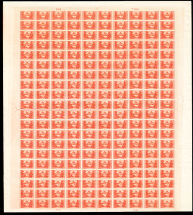 764 offer - 1935 9c Glacier National Park, Montana, Red Orange, Imperf.