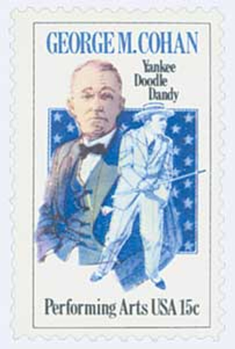 1756 - 1978 15c Performing Arts: George M. Cohan - Mystic