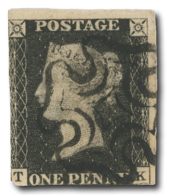 Great Britain Set of 1841 Penny Red Stamps - O/A to T/L