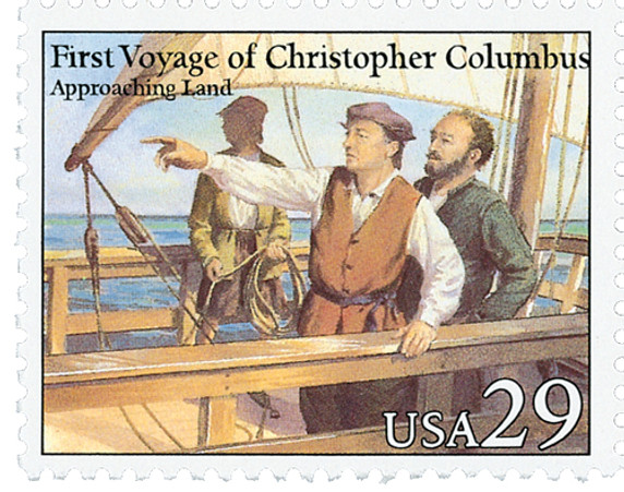 2622 - 1992 29c Voyages of Columbus: Approaching Land