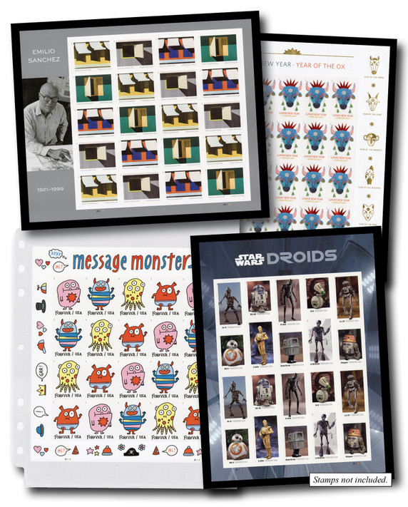 MM2375 - 2021 Commemorative Sheet Mounts, 4 Mounts