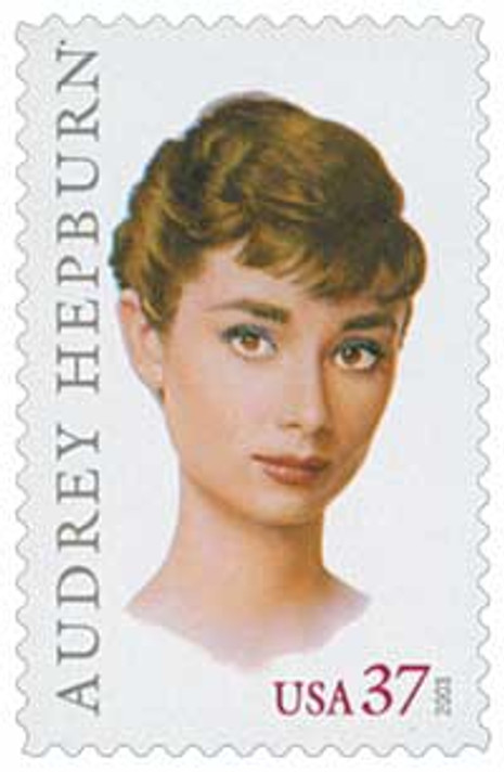 3786 - 2003 37c Legends of Hollywood: Audrey Hepburn