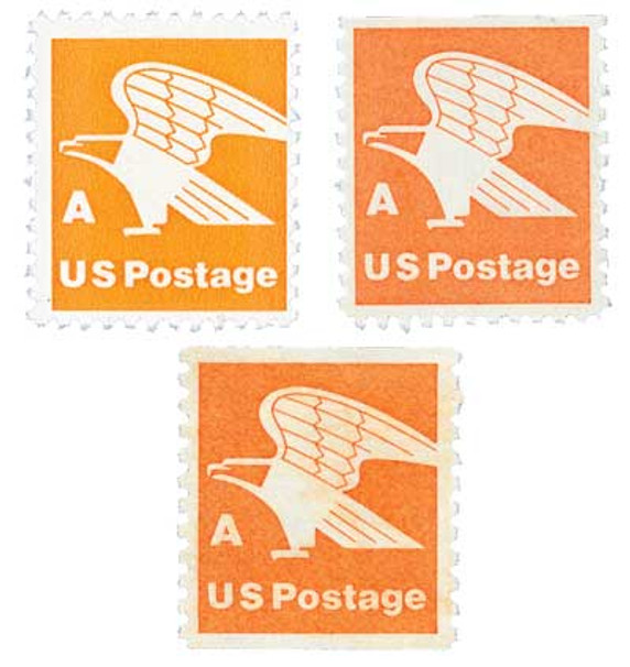 1735//43 - 1978 "A" Rate Change Stamps, set of 3