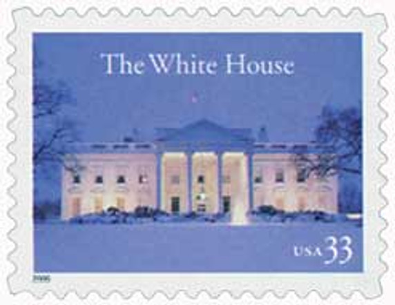 3445 - 2000 33c The White House