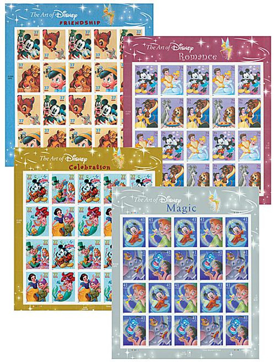 3865//4195 - 2004-07 US Disney Mint Sheet Collection