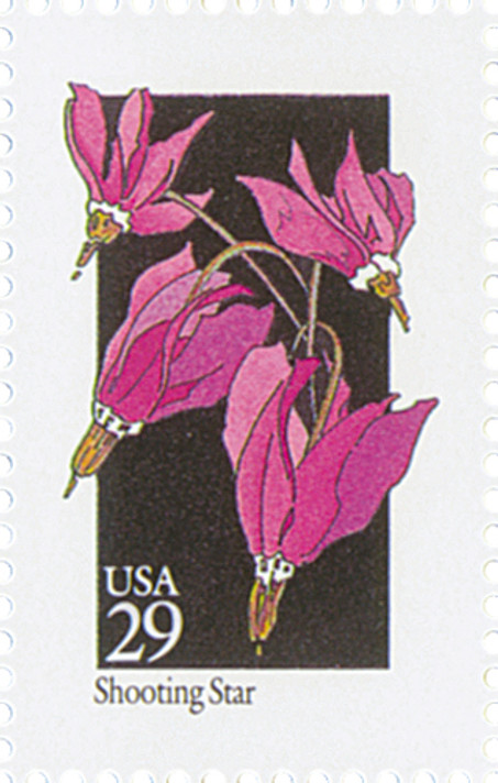 2654 - 1992 29c Wildflowers: Shooting Star