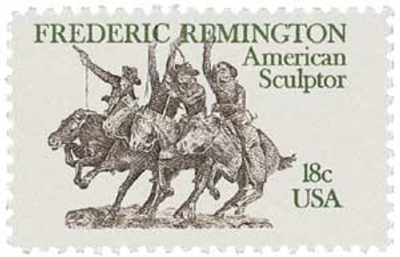 1934 - 1981 18c Frederic Remington