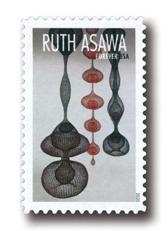 5504 - 2020 First-Class Forever Stamps - Ruth Asawa: Three Looped Wire Sculptures