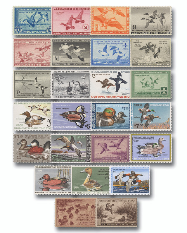 US Stamps - Stamp Types - Duck Stamps - Duck Stamps (RW) - Page 1