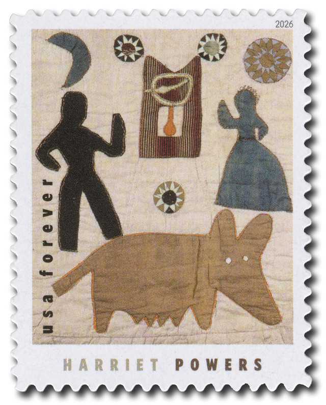 United States of America 2026 Harriet Powers: Cressent Moon at Upper Left