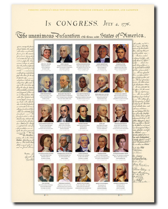 United States of America 2026 Figures of the American Revolution