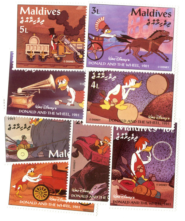 MDS392 - Maldives 1995 "Donald and the Wheel"