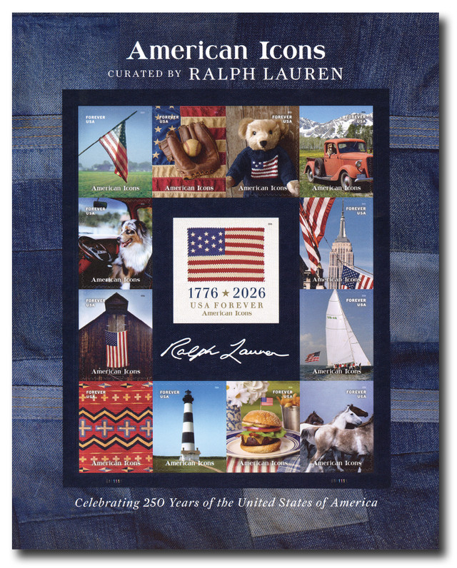 United States of America 2026 American Icons: Created by Ralph Lauren