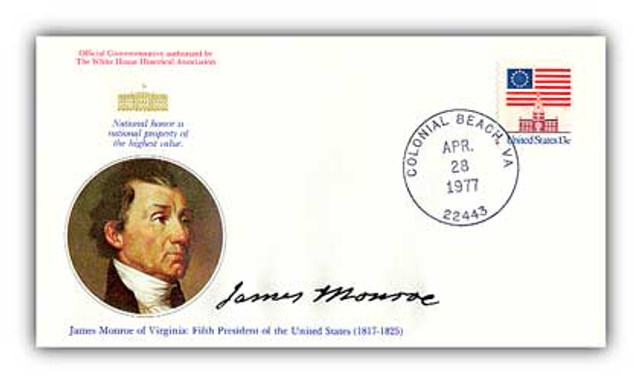 96115 - 1977 James Monroe Commemorative Cover