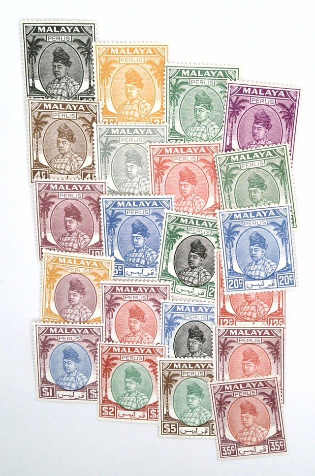 7-27 - 1951-55 Malaya Perlis