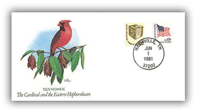 115916 - 1981 Songbirds of the United States - Tennessee