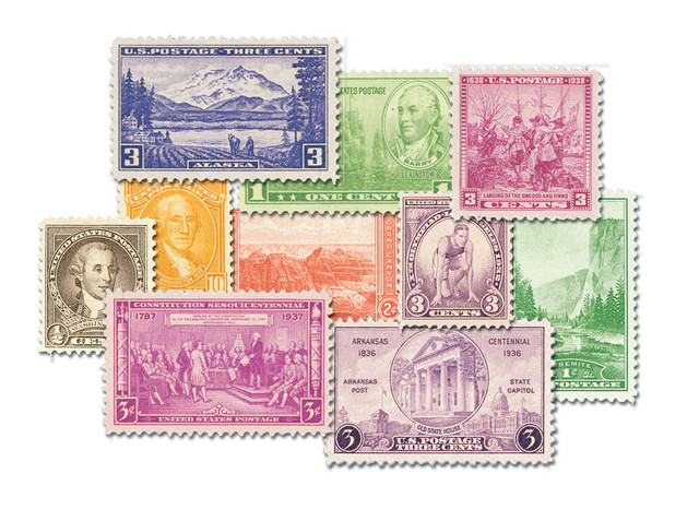 YS1930-39C - 1930-39 Complete Commemorative Decade Set - 244 stamps