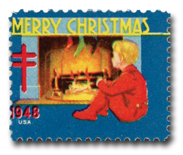 WX141 - 1948 Christmas Seal