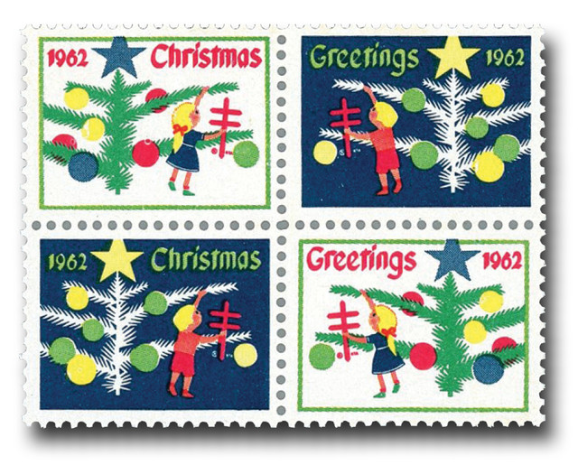 WX214 - 1962 Christmas Seal